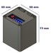 Batera Litio 12 Voltios 5,8 Amperios indicador carga 3S2P Eve18650-29V Test