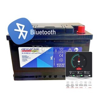 Batera litio Bluetooth 100A Amperios 12 Voltios Heycar HL12-100 L3