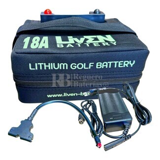 Batera Litio Carro de Golf 12 Voltios 18 Amperios LVIF18-12G