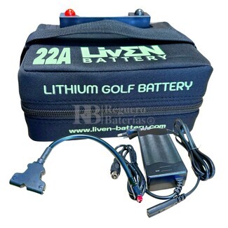 Batera Litio Carro de Golf 12 Voltios 22 Amperios LVIF22-12G