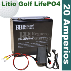 Batería Litio Carro de Golf 20 Amperios