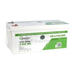 Batera Litio Instalacin Solar 12 Voltios 200 Amperios U-Power UE-12Li200