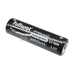 Batera Fullwat LIR18650-26-CIT Li-Ion 2.600 mah C/Circuito de Proteccin