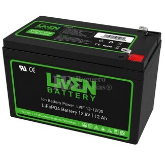 Bater�a Litio Scooter 12 Voltios 12 Amperios LVIF12-12