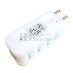Batera luces emergencia 12 Voltios 1.5 Amperios Ni-Cd Flasco