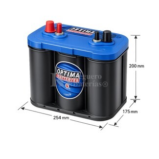 Bater�a Optima BLUE TOP BT SLI 4.2 AGM 12 Voltios 50 Amperios