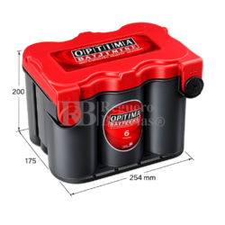 Bater�a Optima RED TOP RTF 4.2 AGM 12 Voltios 50 Amperios