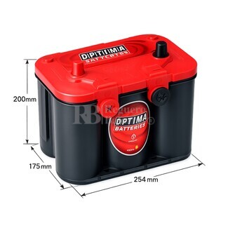 Bater�a Optima RED TOP RTU 4.2 AGM 12 Voltios 50 Amperios