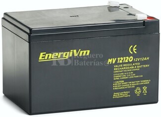 Batera para Alarma de 12 Voltios 12 Amperios MV12120