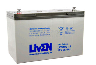 Batera caravana 12 voltios 100 amperios LVG100-12