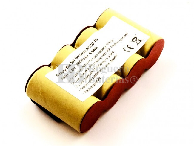 AKKU NÁRADIE | VHBW Gardena Accu75 4.8V, NI-MH, 3600mAh | Baterie Eshop - Foto 2