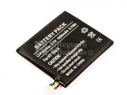 Batería para HTC One X, Li-Polymer, 3,7V, 1800mAh, 6,7Wh