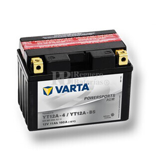 Batera Moto Varta YT12A-4-YT12A-BS 12 Voltios 11 Ah