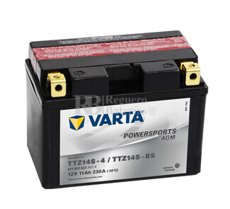 Batería Moto Varta TTZ14S-4-TTZ14S-BS 12 Voltios 11 Ah