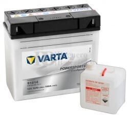 Batera para Moto VARTA 12 Voltios 18 Ah en C10 PowerSports Freshpack Ref.518014015 51814 EN 100 A 186x82x171