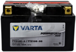 Batera para Moto VARTA 12 Voltios 8 Ah en C10 PowerSports AGM Ref.508901015 TTZ10S-4/TTZ10S-BS EN 150 A 150x87x93