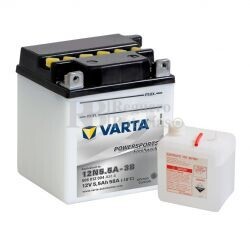 Batera para Moto VARTA 12 Voltios 5,5 Ah en C10 PowerSports Freshpack Ref.506012004 12N5.5A-3B EN 58 A 103x90x114
