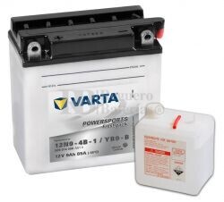 Batera para Moto VARTA 12 Voltios 9 Ah en C10 PowerSports Freshpack Ref.509014008 12N9-4B-1 - YB9-B EN 85 A 136x76x139