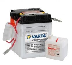 Batera para Moto VARTA 6 Voltios 4 Ah en C10 PowerSports Freshpack Ref.004014001 6N4-2A / 6N4-2A-4 / 6N4-2A-7 / 6N4-2A-4 EN 10 A 71x71x96