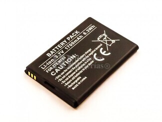 Batera para punto de acceso WIFI ZTE MF63 Li-ion 3,7V 1700mAh 6,3Wh