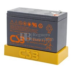 Batera para SAI UPS 12 Voltios 9 Amperios HR1234 WF2