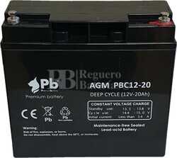 Batera Patn 12 Voltios 20 Amperios PBC12-20