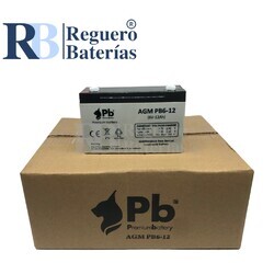 Batera PB6-12 6 Voltios 12 Amperios Caja 10U