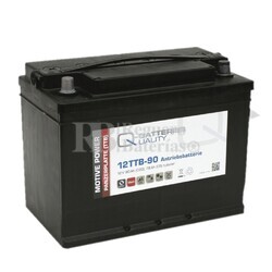 Batera 12 Voltios 90 Amperios 1.200 ciclos placa Tubular 12TTB-90 Qbatteries