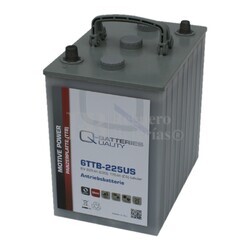 Batera 6 Voltios 225 Amperios 1.200 ciclos placa Tubular 6TTB-225US Qbatteries