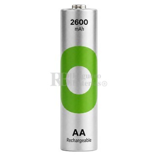 Bater�a recargable 1,2 Voltios 2.600 mAh AA GP