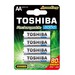 4 Bateras recargables 1.2 Voltios 2 Amperios Toshiba TNH-6GME
