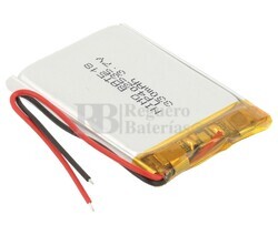 Batería recargable 3.7V 330 Mah de Polímero de Litio 402535PL