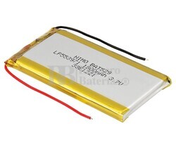 Batería recargable 1800 mAh 3,7 Voltios  Li-Polímero GSP485080