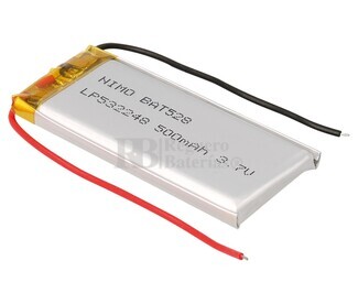 Bateria recargable Litio Polímero 3.7 Voltios 500 mAh  GSP532248