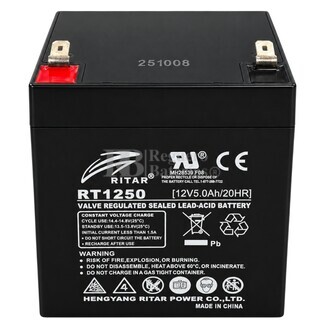 Bater�a 12 Voltios 5 Amperios | Ritar RT1250