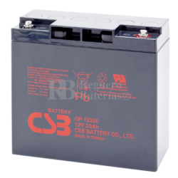 Batería SAI 12 Voltios 20 Amperios Csb GP12200