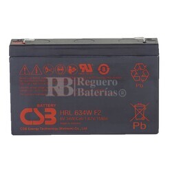 Batera SAI 6 Voltios 9 Amperios CSB HRL634WF2