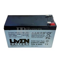 Batera SAI UPS 12 Voltios 9 Amperios LVH1236W