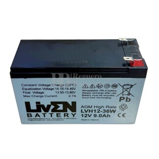 Batera SAI UPS 12 Voltios 9 Amperios LVH1236W