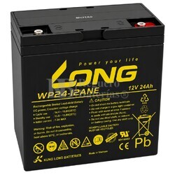 Bater�a Scooter 12 Voltios 24 Amperios Long WP24-12ANE