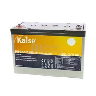 Batera Solar 12 Voltios 120 Amperios Gel Kaise KBGS121200
