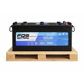 Bater�a solar 12 voltios 250 amperios con mantenimiento FQS250-12