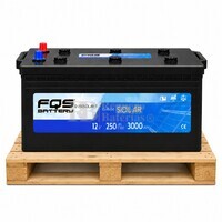 Bater�a Solar con mantenimiento | 12 Voltios 250 Amperios FQS12-250T