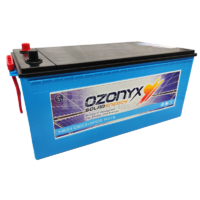 Batería Solar 12 Voltios 260 Amperios Sin Mantenimiento OZX260HDR