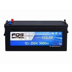 Bater�a Solar 12V 250Ah FQS250S-12 Sin Mantenimiento para Energ�a Solar
