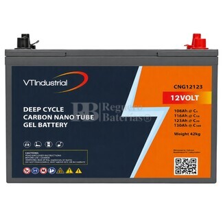 Bater�a Solar Carbon Nano Gel 12V 123Ah
