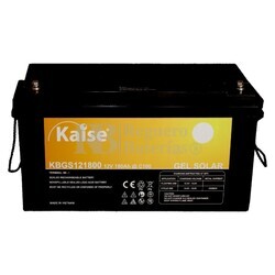 Batería Solar Gel 12 Voltios 180 Amperios Kaise KBGS121800