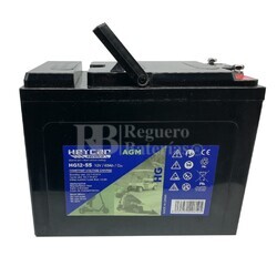 Batera para Solar en Gel 12 Voltios 55 Amperios HG12-55