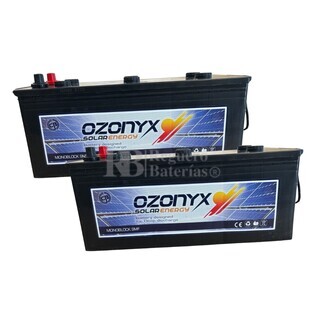 Batera Solar Monoblock 12 Voltios 205 Amperios OZX205.A, Ideal para respaldo y autoconsumo solar