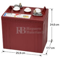 Bater�a Solar Trojan T105  6V 225Ah C20 de Larga Duraci�n